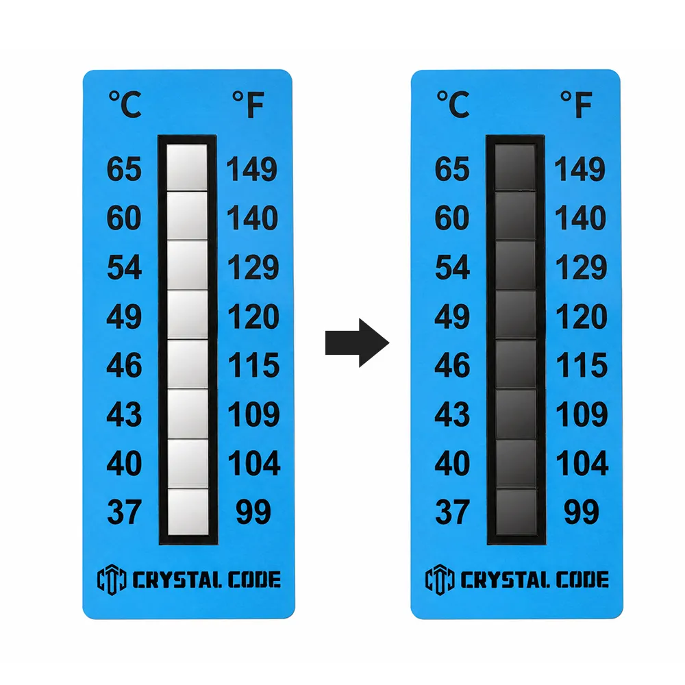 Etiqueta de temperatura de almacenamiento electrónico