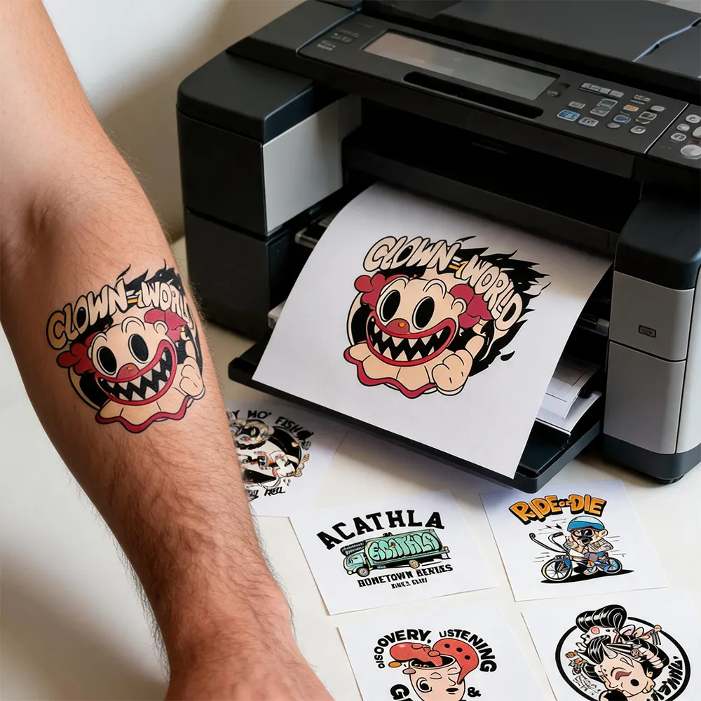 Papel de tatuaje de transferencia rápida