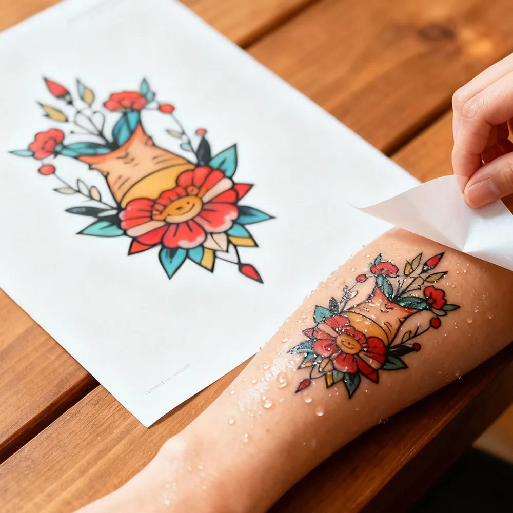 Papel de tatuaje de transferencia rápida