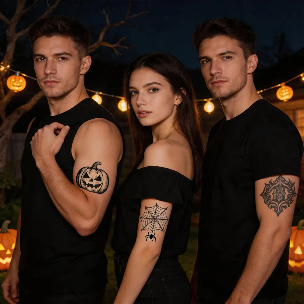 Pegatinas de tatuajes de festival