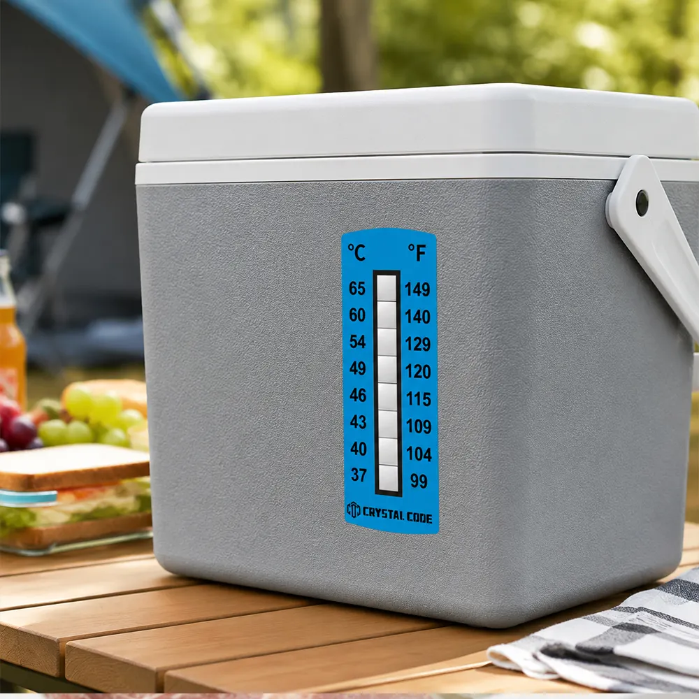 Etiqueta indicadora de temperatura de los alimentos