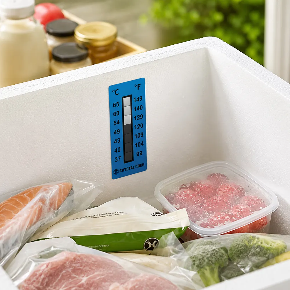 Etiqueta indicadora de temperatura de los alimentos