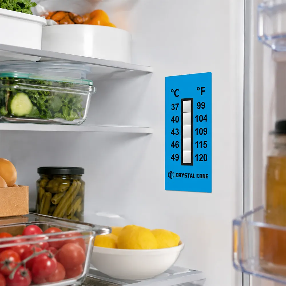 Indicador de temperatura de transporte de alimentos