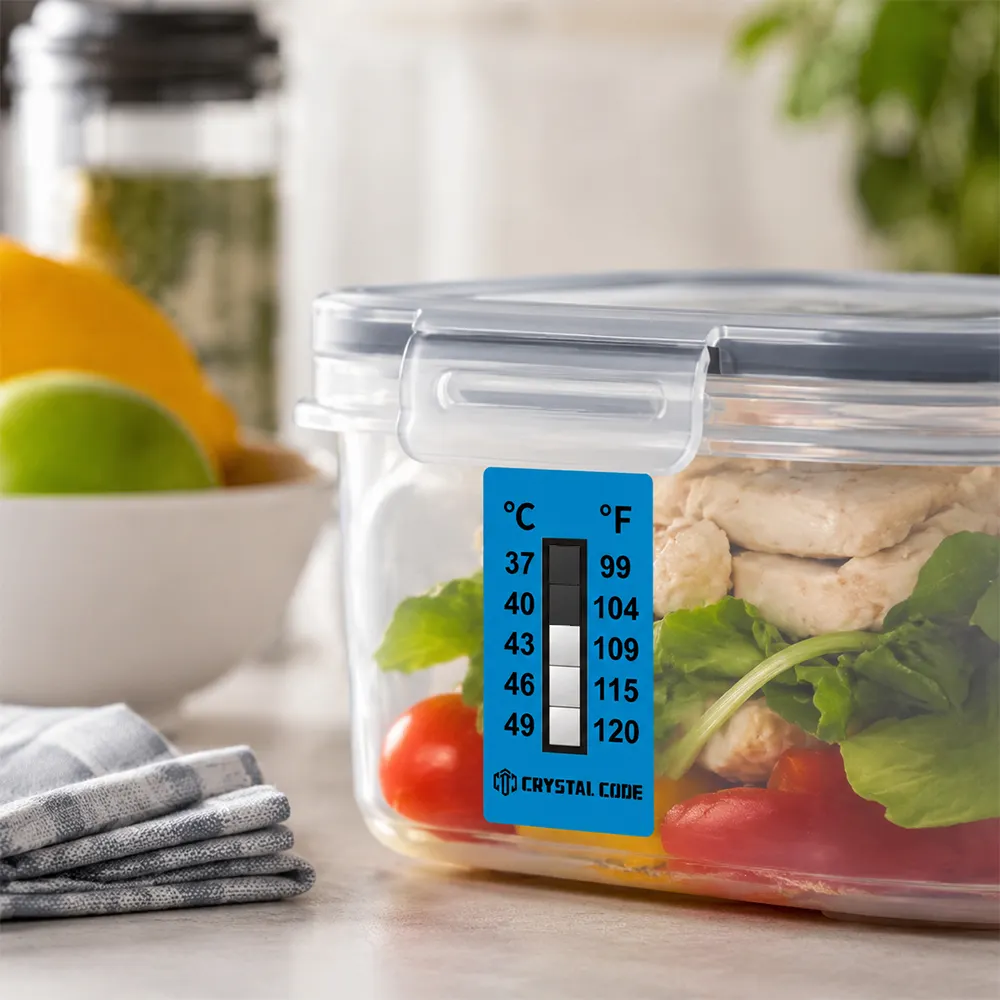 Indicador de temperatura de transporte de alimentos