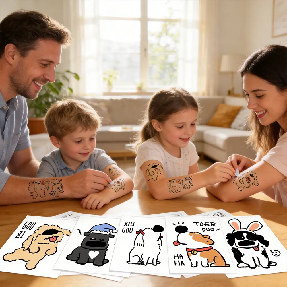 Pegatinas caseras para tatuajes