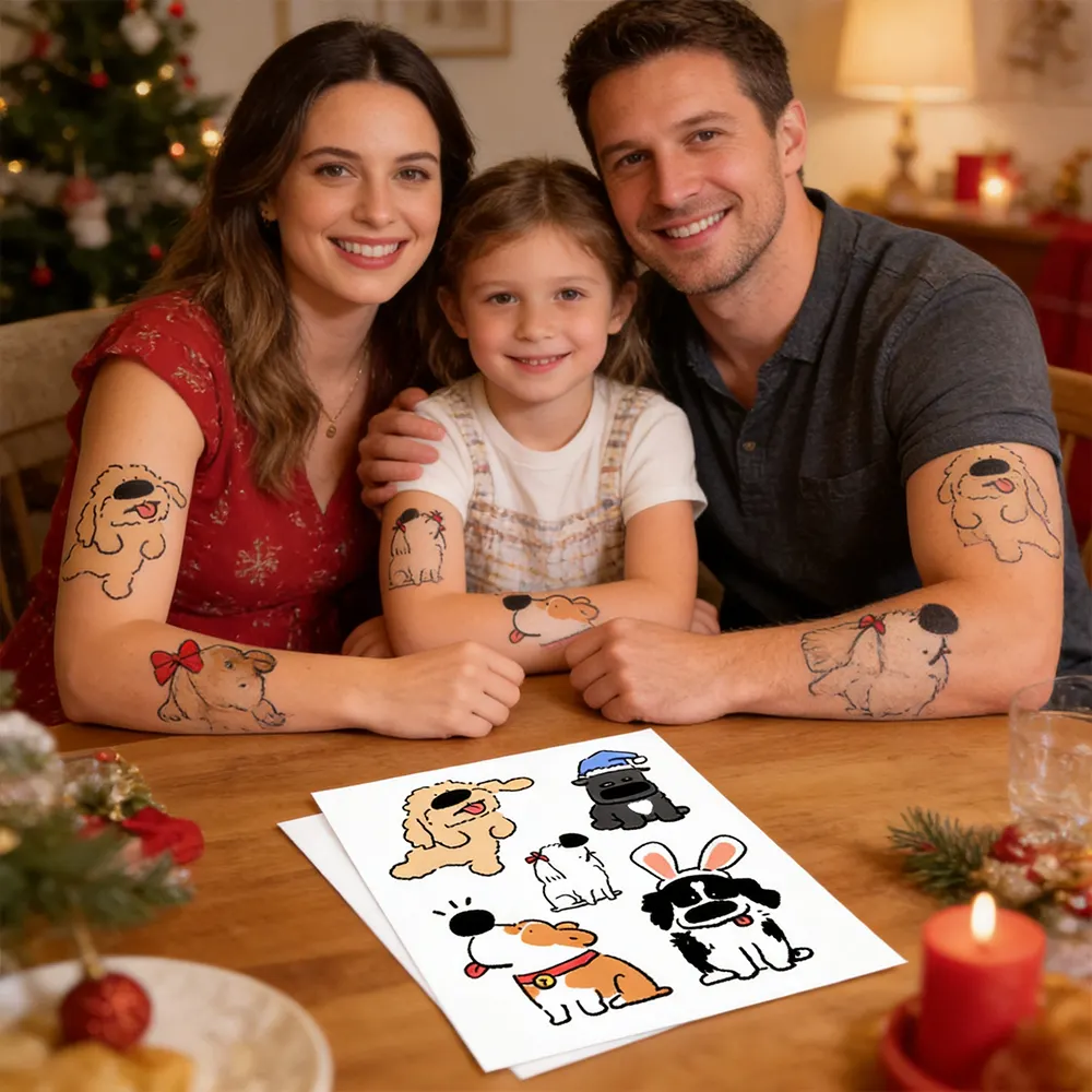 Pegatinas caseras para tatuajes