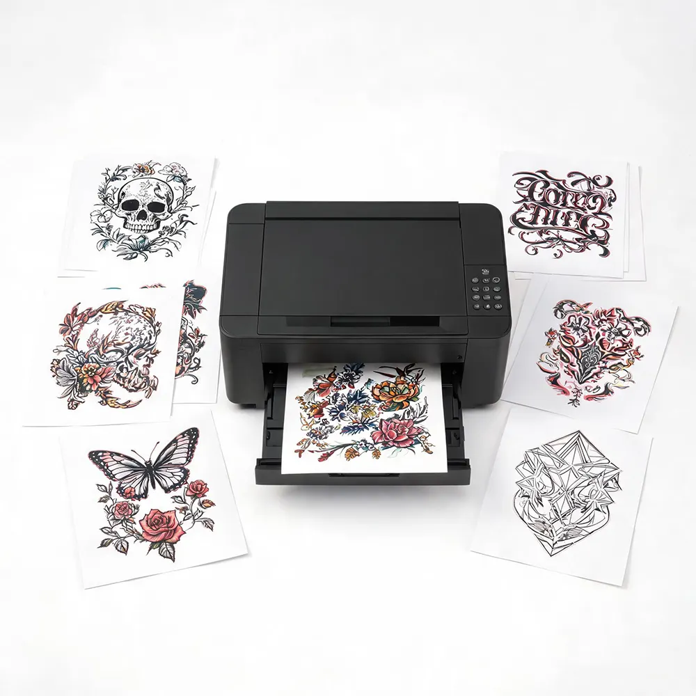 Papel de tatuaje para impresora doméstica