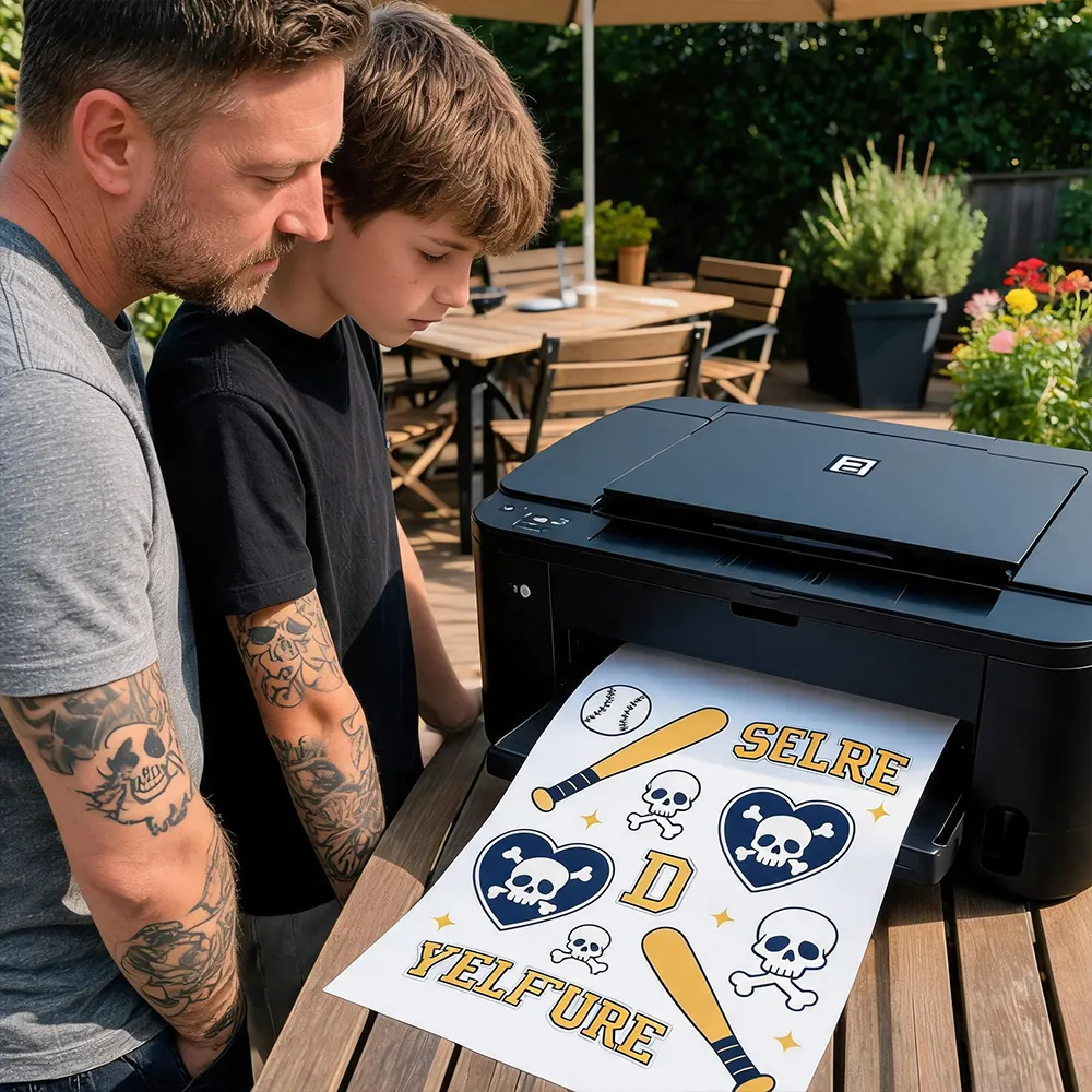 Papel de tatuaje para impresora doméstica