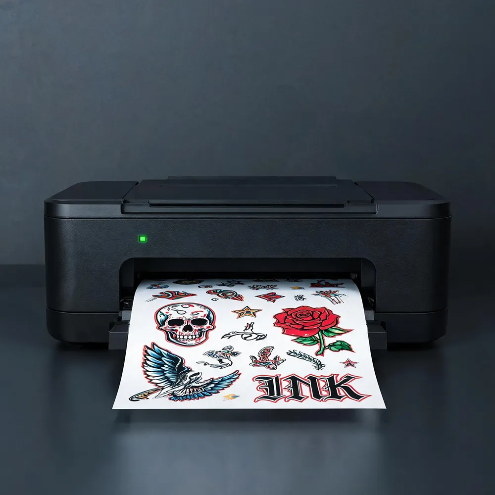 Papel de transferencia de tatuajes para inyección de tinta