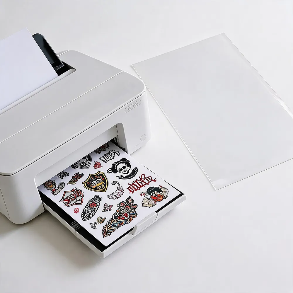 Papel de tatuaje temporal para inyección de tinta