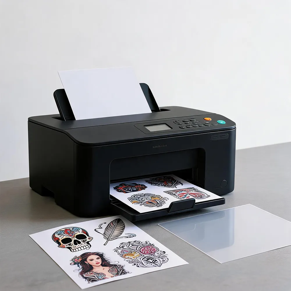 Papel de tatuaje temporal para inyección de tinta