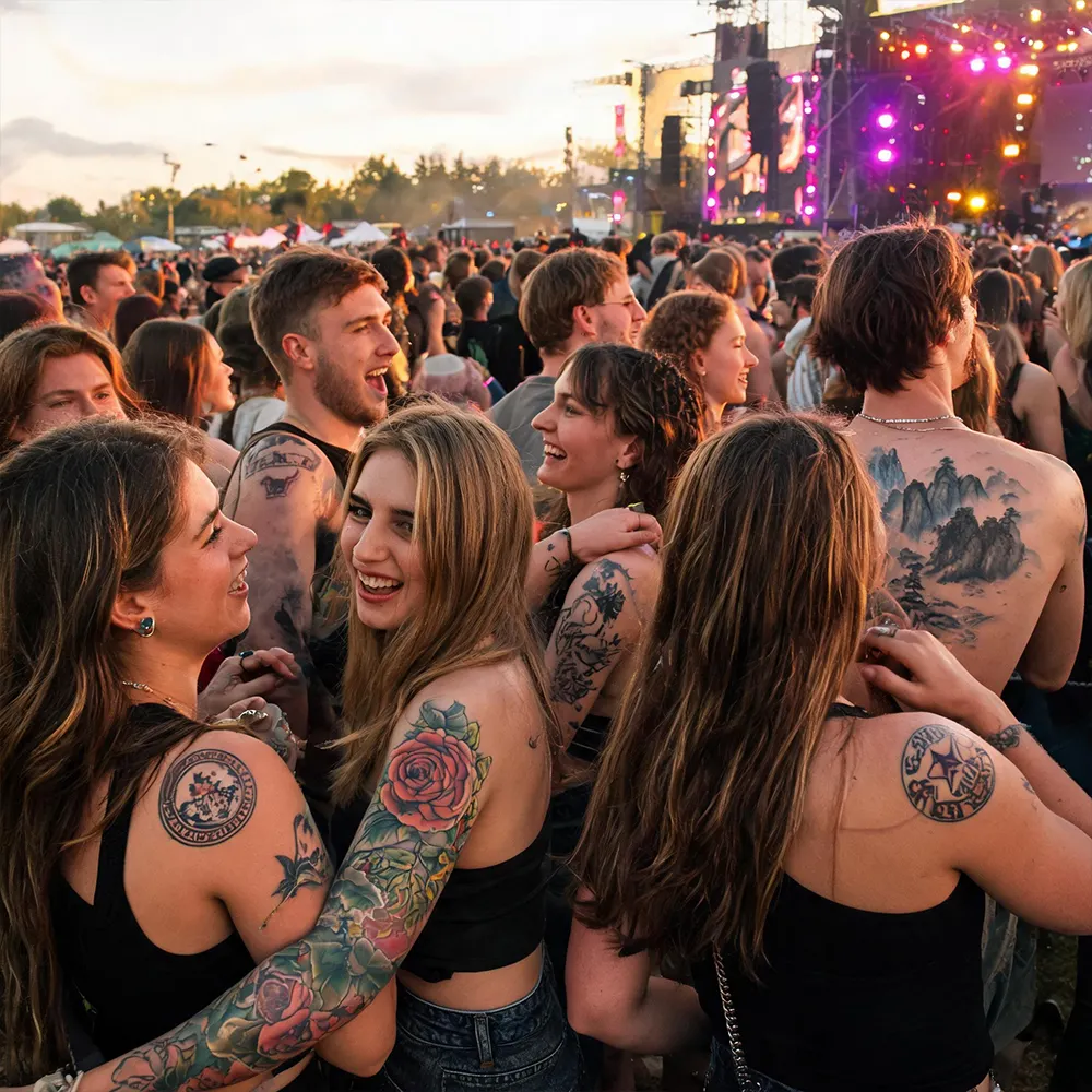 Papel de tatuaje temporal para inyección de tinta