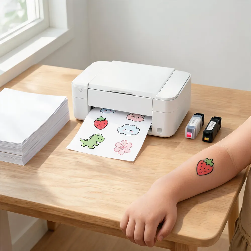 Papel de tatuaje de tamaño grande