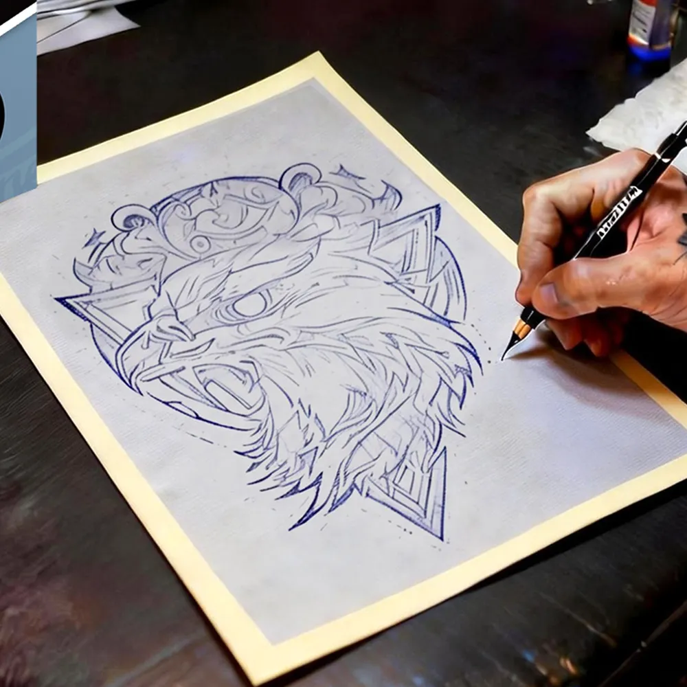 Papel profesional para transferencia de tatuajes