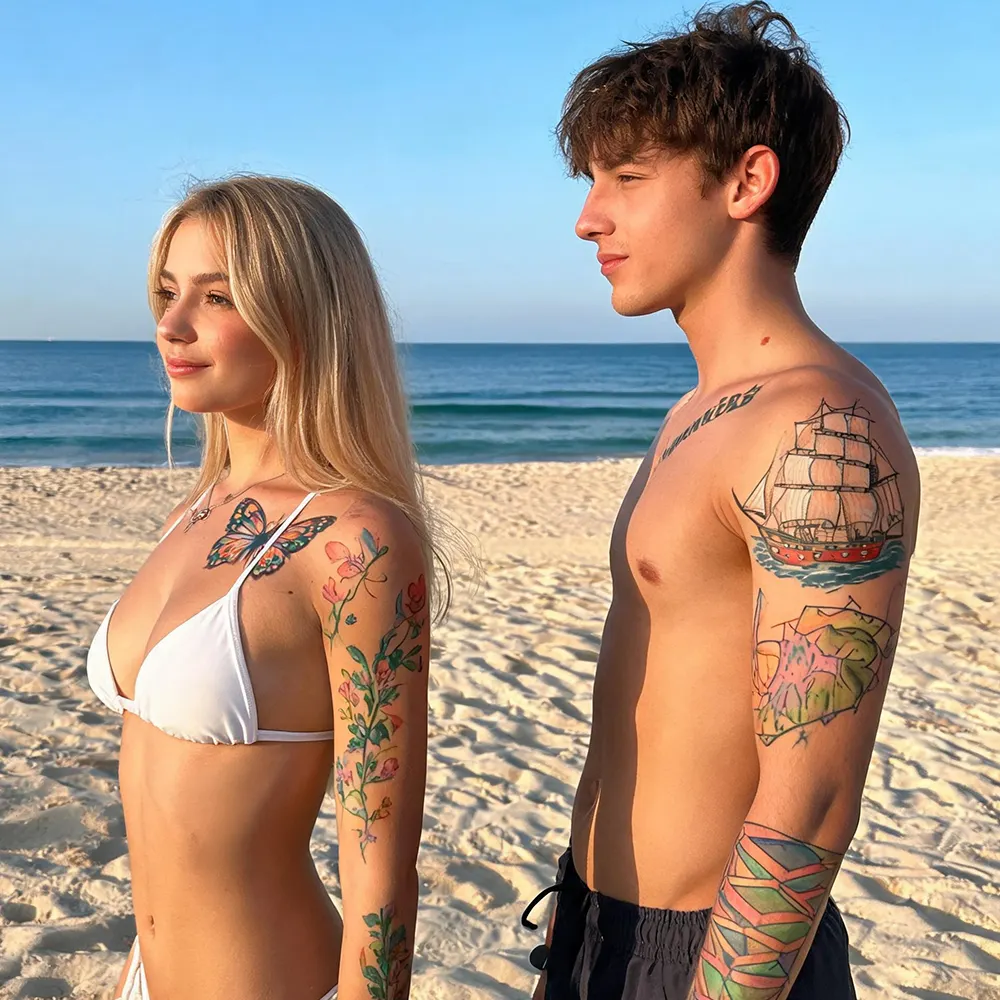 Pegatinas promocionales de tatuajes