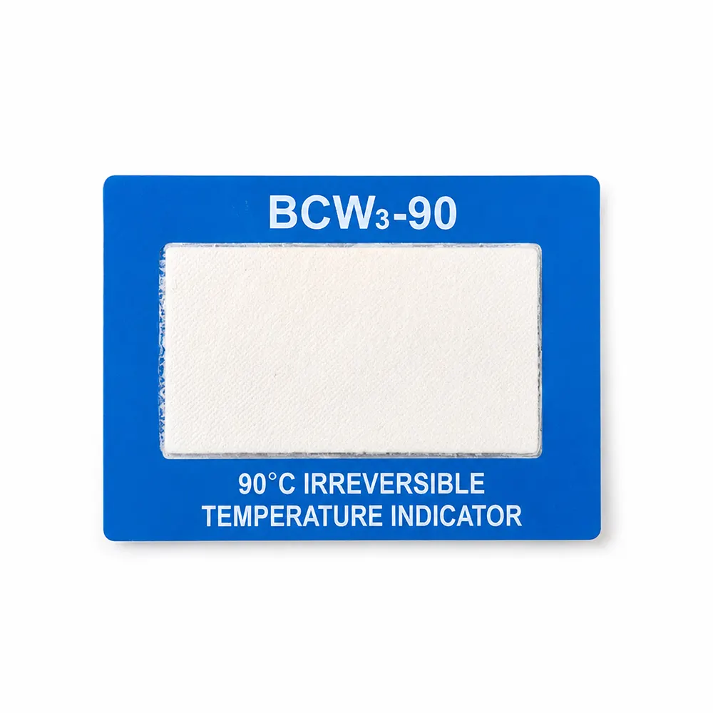 Pegatina indicadora de temperatura extraíble