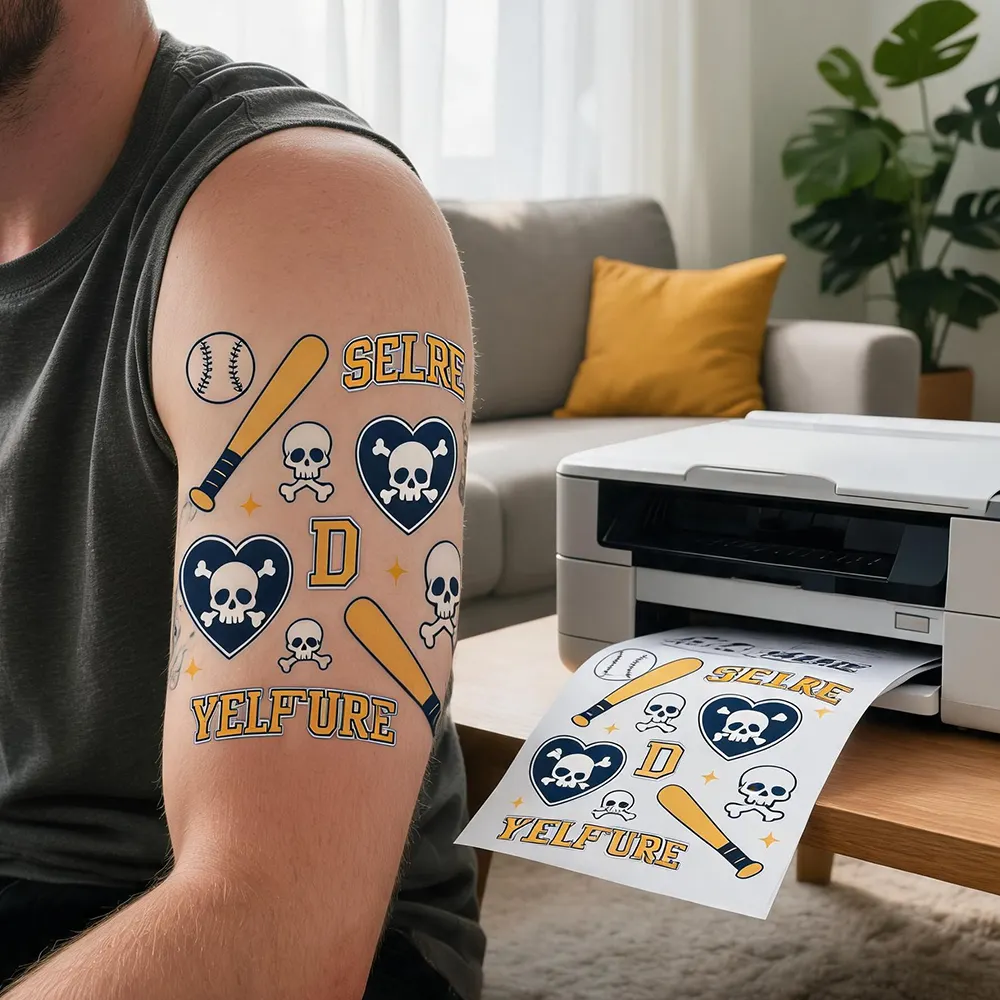 Papel de tatuaje compatible con la piel