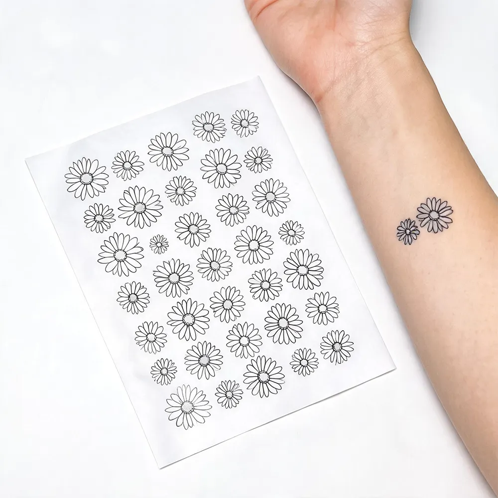 hojas de papel para tatuajes