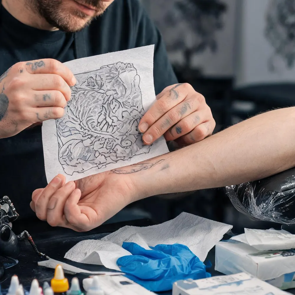 Material para estudios de tatuajes