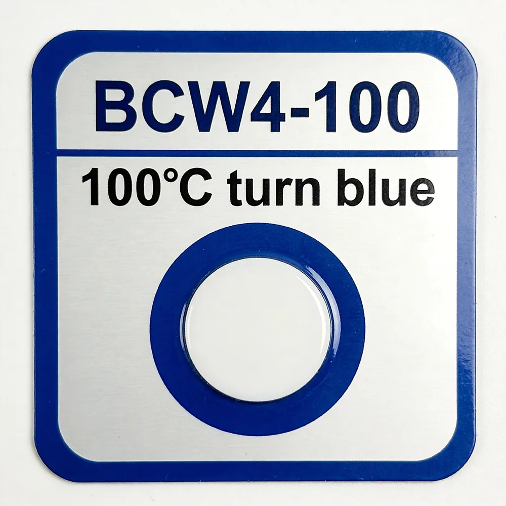 Etiqueta de control de temperatura