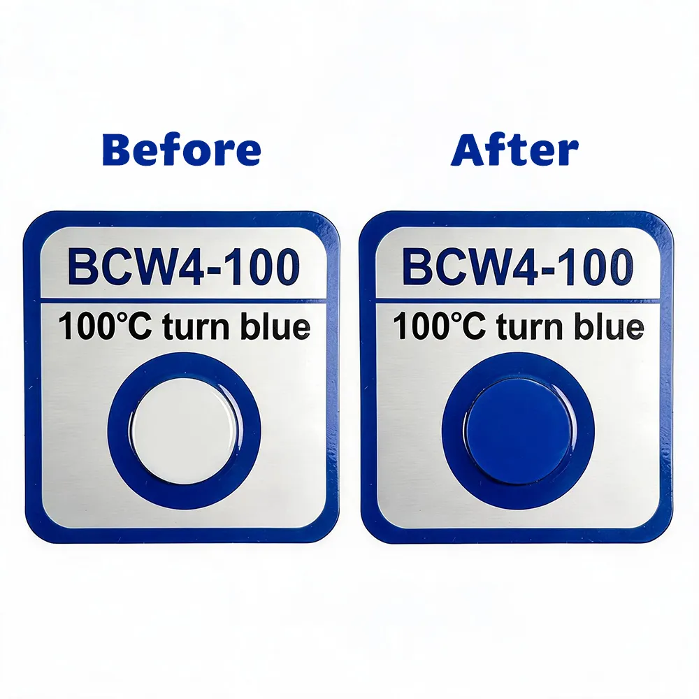 Etiqueta de control de temperatura