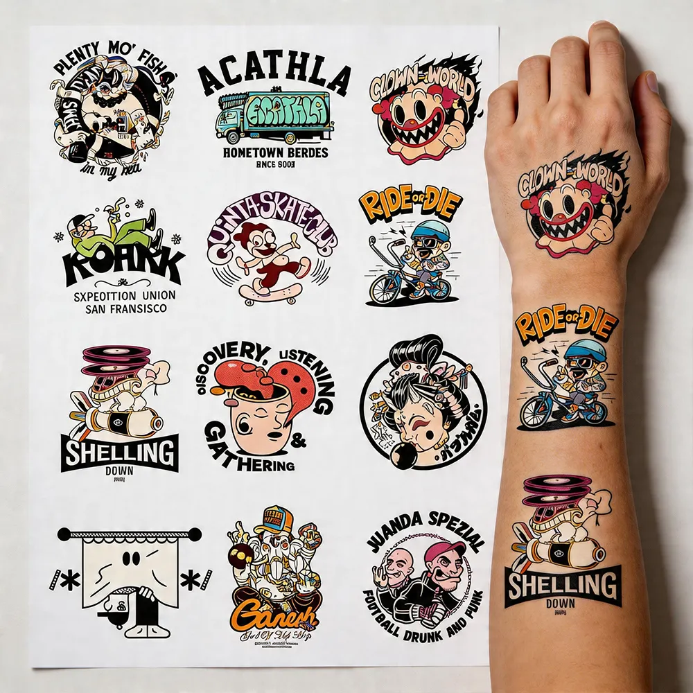 Papel de tatuaje temporal