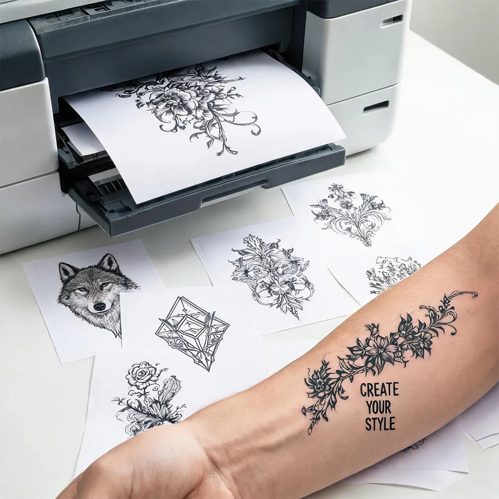 Papel de tatuaje temporal para negocios