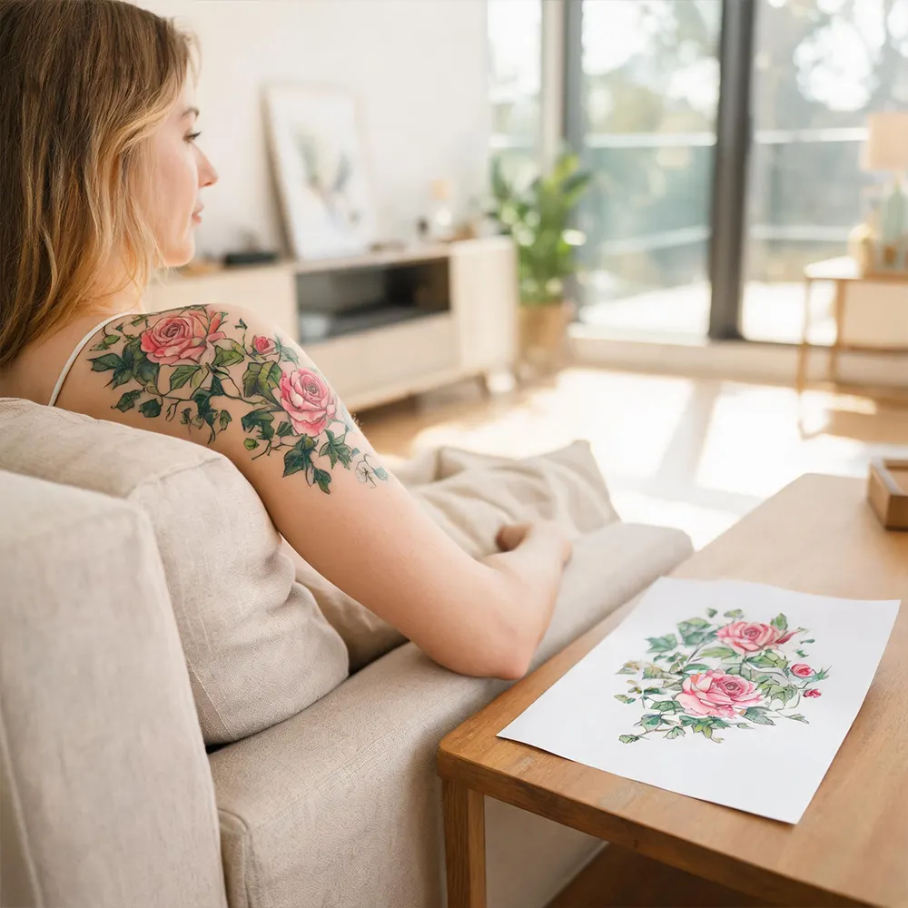 Papel de tatuaje temporal para negocios