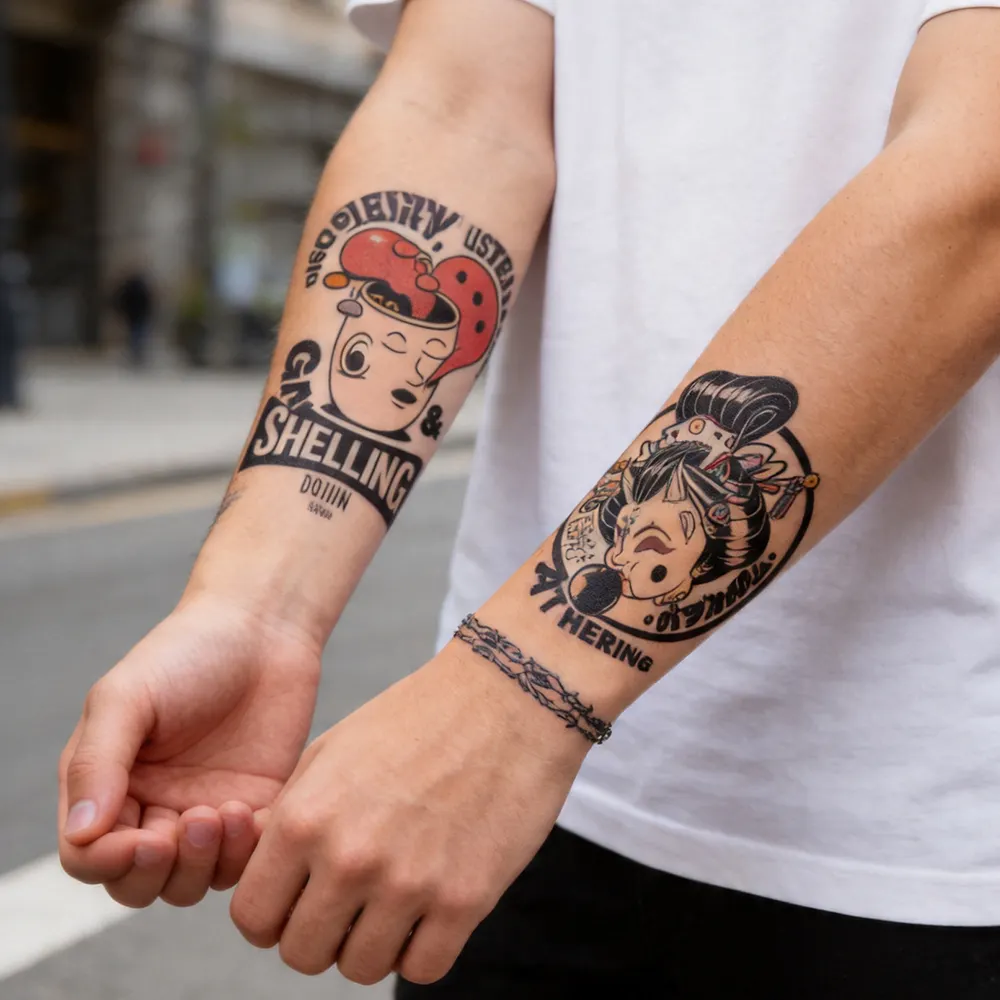 Papel de transferencia temporal de tatuajes