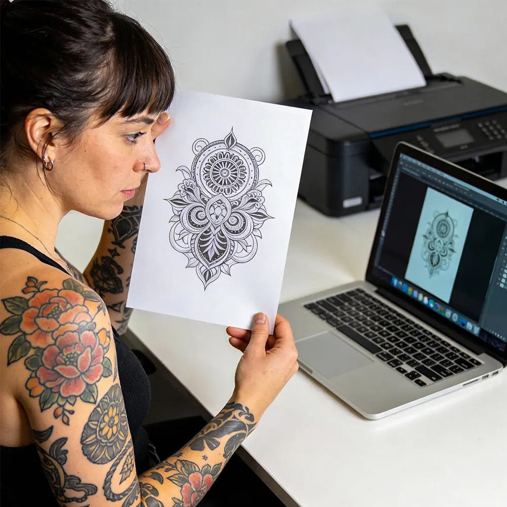 papel impermeable para tatuajes