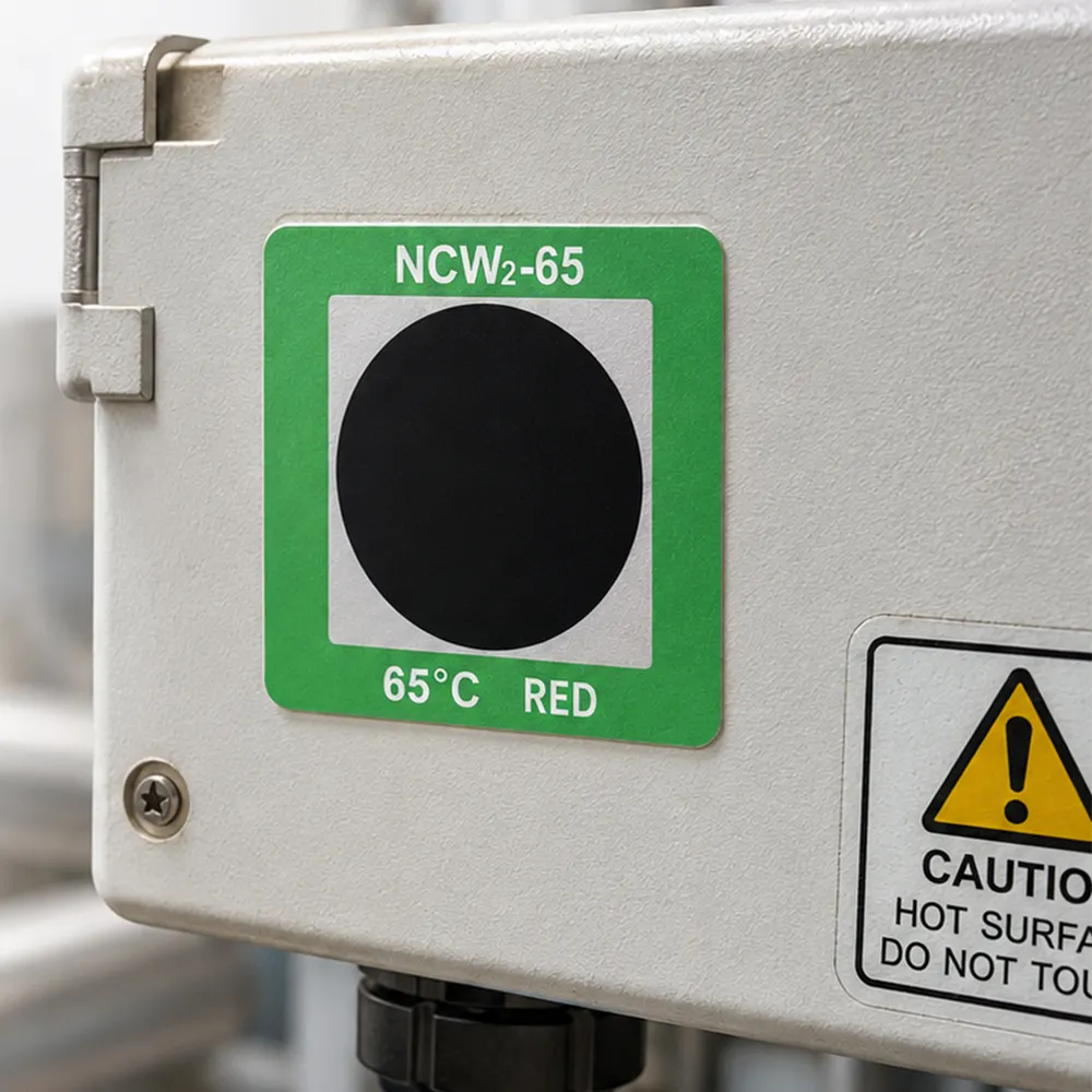 Pegatina impermeable para monitorización de temperatura
