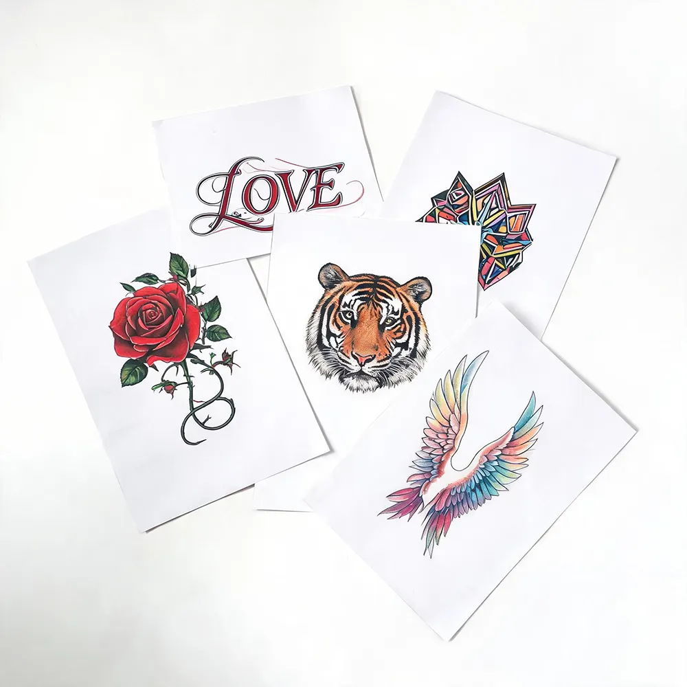 Papel blanco para tatuajes