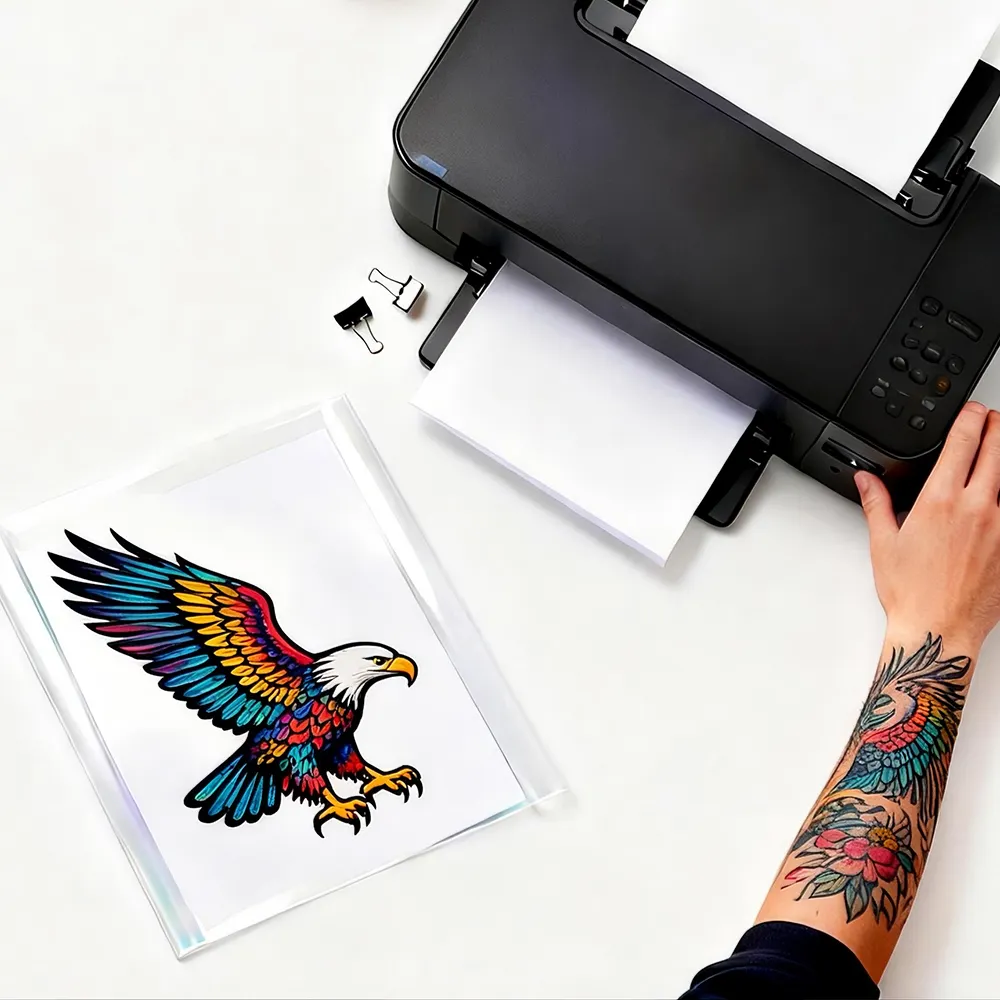 Papel blanco para tatuajes